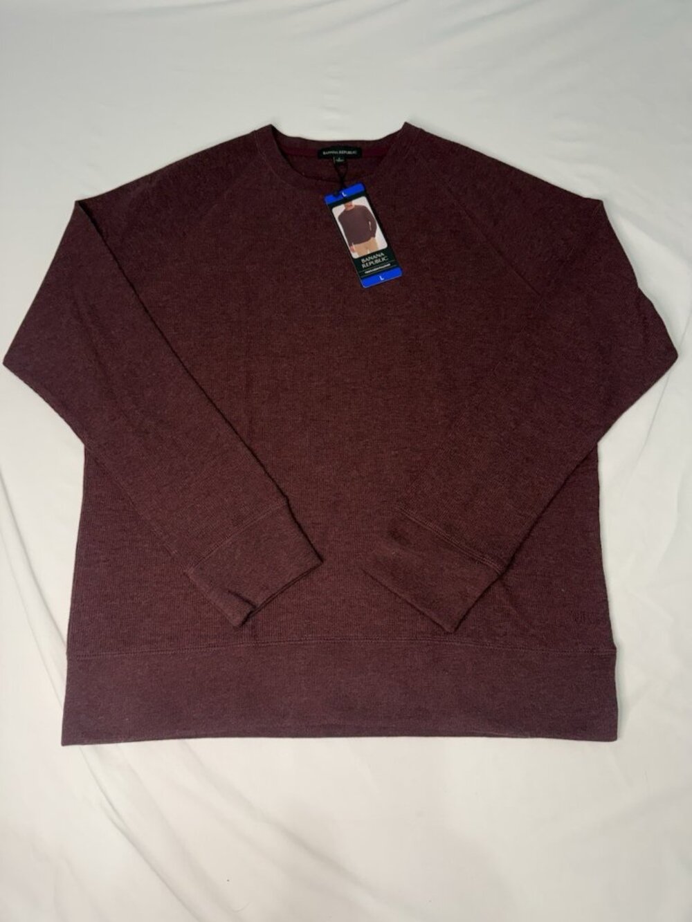 NEW Men’s Banana Republic Long Sleeve Crew Pullover Sweatshirt LARGE